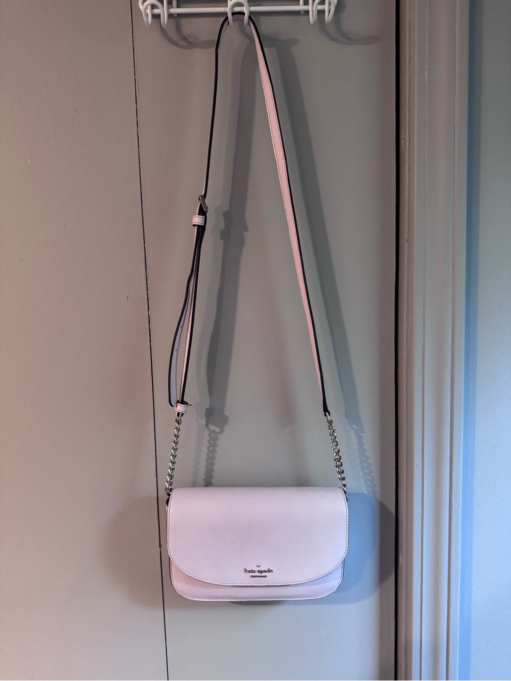 kate spade Pale Pink/lavender Chain-Strap Crossbody